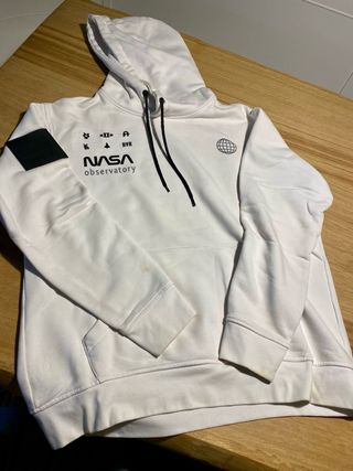 Sudadera NASA Observatory Blanca