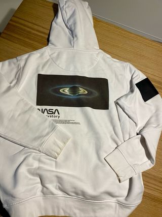 Sudadera NASA Observatory Blanca