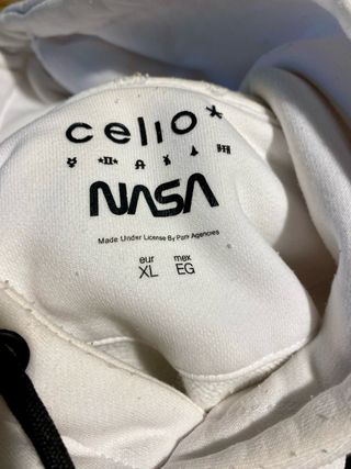 Sudadera NASA Observatory Blanca