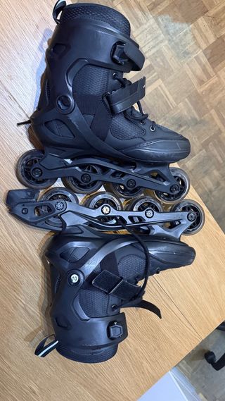 Patines en línea Oxelo negros talla 40
