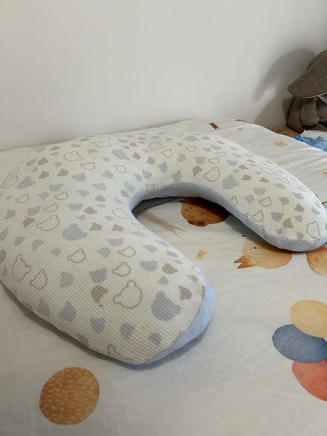 Cojín de lactancia estampado ositos