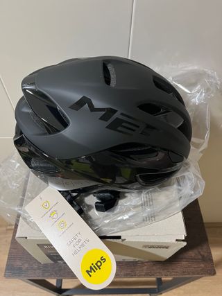 Casco MET RIVALE MIPS Talla L Negro