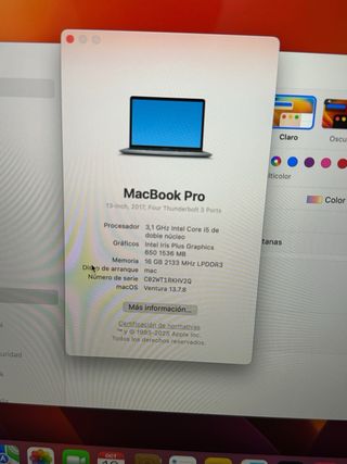 MacBook Pro 13 2017 Touch Bar 16GB