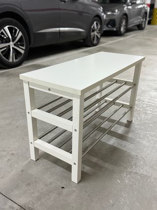 Banco zapatero Ikea blanco