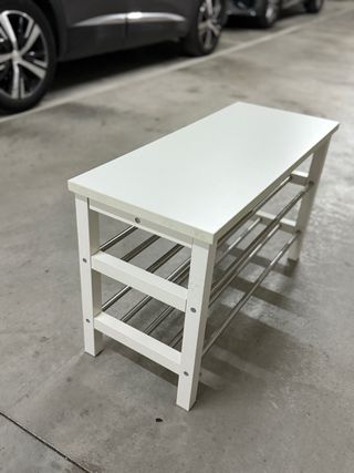 Banco zapatero Ikea blanco