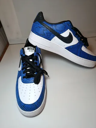 nike af1 low inter snakeskin white