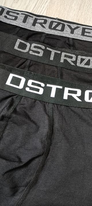 Pack 3 Calzoncillos DSTRØYED Negros