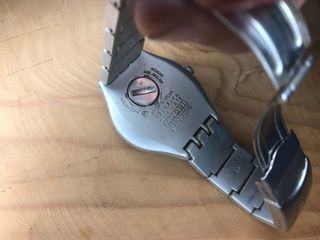 Swatch Irony Date 2002 Plata/Blanco