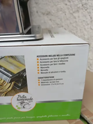 Macchina per la pasta in acciaio 