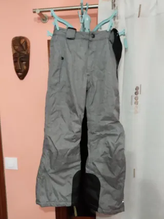 Pantalón de nieve para niño gris