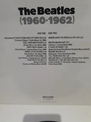 LP The Beatles 1960-1962 Master Holland
