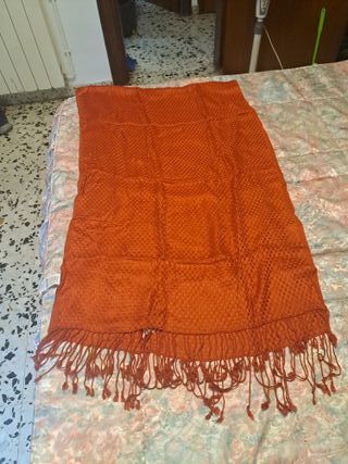 Pañuelo estampado multicolor y naranja 14 cada uno