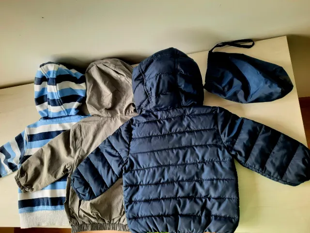 Lote 3 cazadoras bebé 6 meses