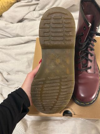 Botas Dr. Martens Talla 38 Rojas