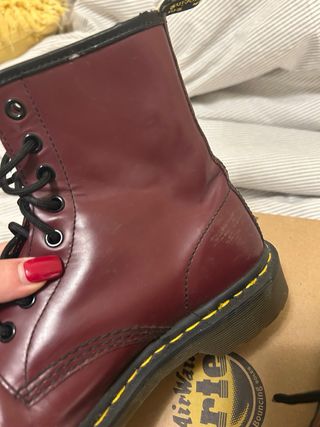 Botas Dr. Martens Talla 38 Rojas