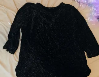 Top brillante Féra negro