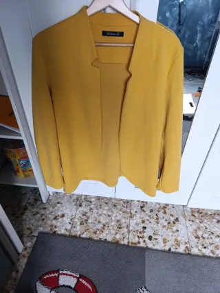 Americana blazer Venca mostaza talla unica