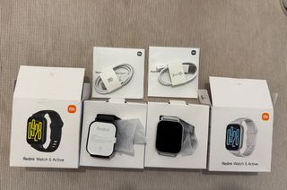 2x Xiaomi Redmi Watch 5 Active Plata y Negro