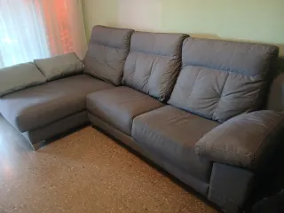 Sofá Chetlon Gris Tela