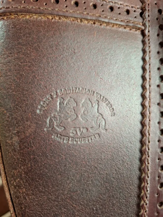 Botas de equitación de cuero marrón