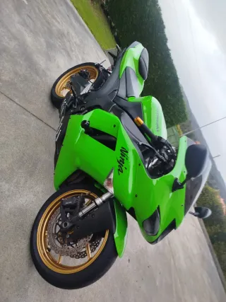 Kawasaki Zx6r 25kw 2007 Verde