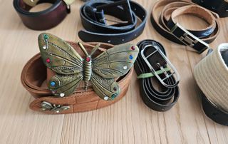 Lotto 22 cinture vintage