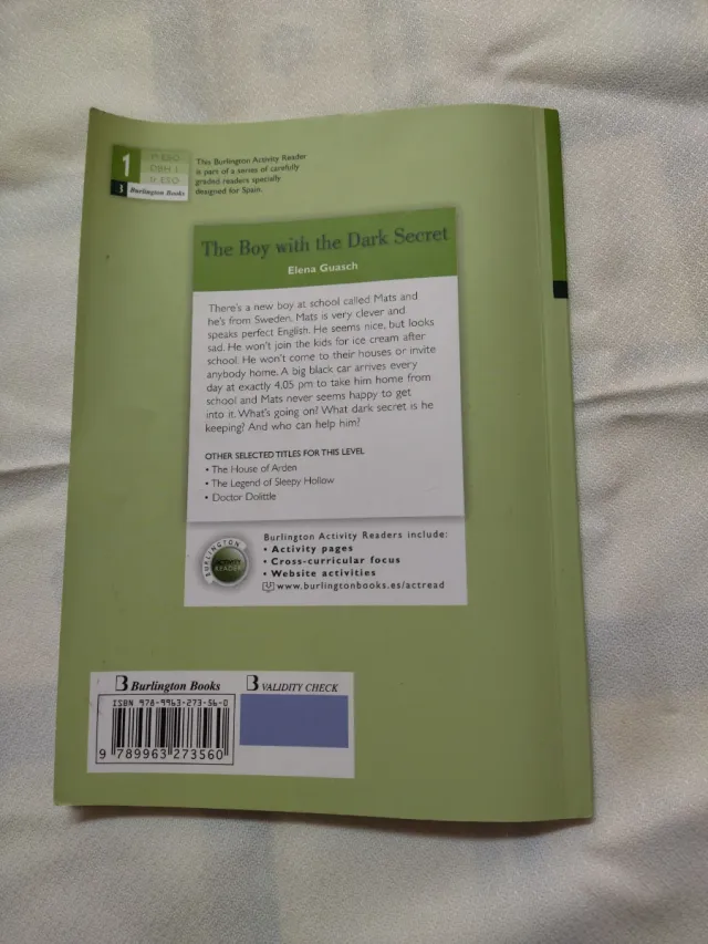 The boy with the dark secret 1ºESO