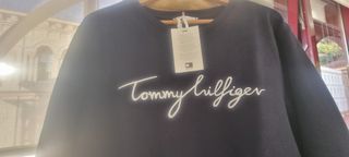 Sudadera Tommy Hilfiger Mujer Azul Nueva