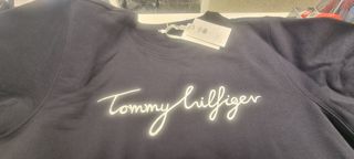 Sudadera Tommy Hilfiger Mujer Azul Nueva