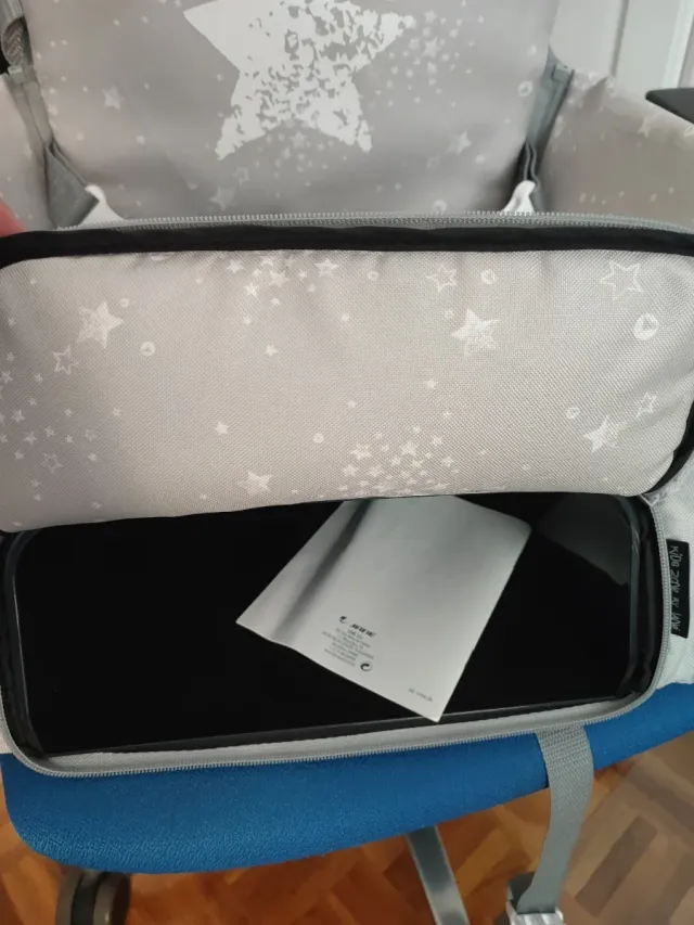 Trona de viaje Jane estrellas gris