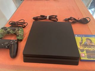 Ps4 Slim Negra 500Gb + Cyberpunk 2077