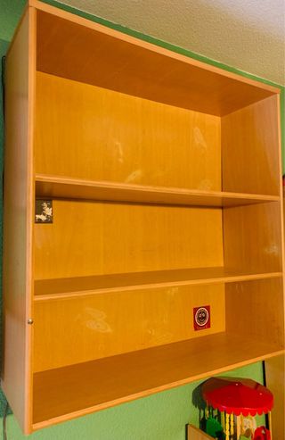 Cómoda, meditad y estanterías juvenil madera