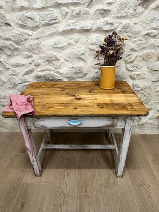 Mesa tocinera recuperada