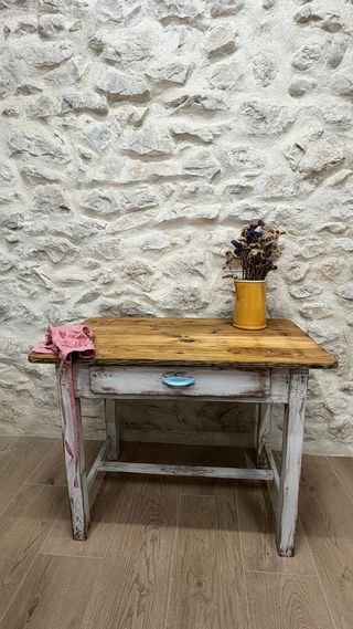 Mesa tocinera recuperada