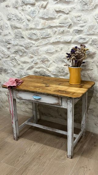 Mesa tocinera recuperada