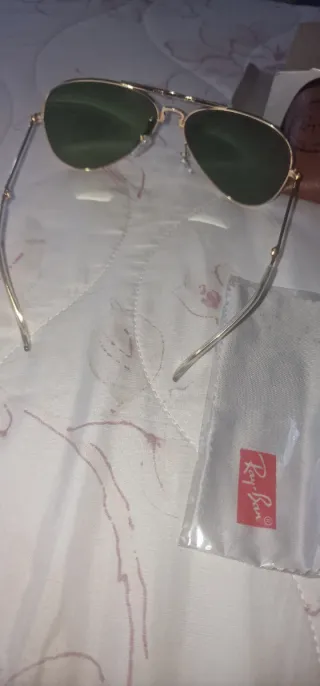 Ray-Ban Occhiali da Sole Pieghevoli Oro Rosa