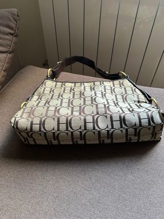 Bolso Carolina Herrera CH Beige/Marrón