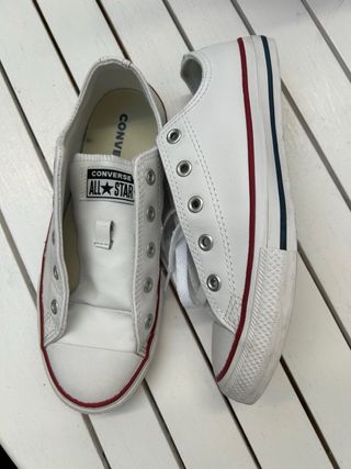 Converse Piel Blancas Talla 38