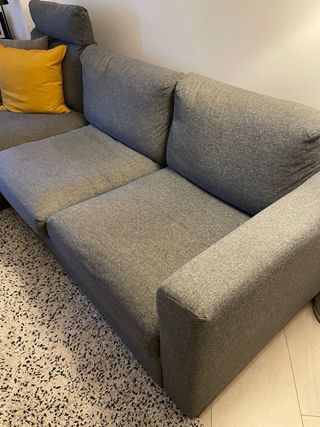 Divano Vimle 3 posti con chaise-longue