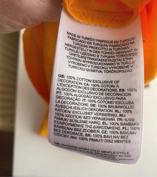 Camiseta The North Face niño amarilla