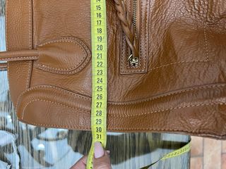 Borsa vera pelle color cognac