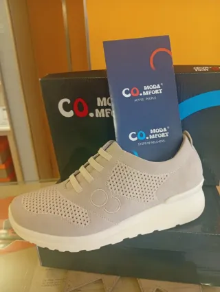 CO.MODA Scarpe Donna Beige/Bianco Memory foam 