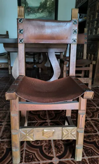 Mesa Comedor Castellana Madera Maciza
