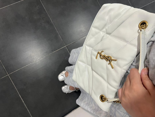 Bolso YSL Puffer Blanco