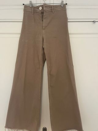 Pantalón Zara Marine Beige