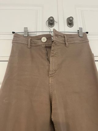 Pantalón Zara Marine Beige