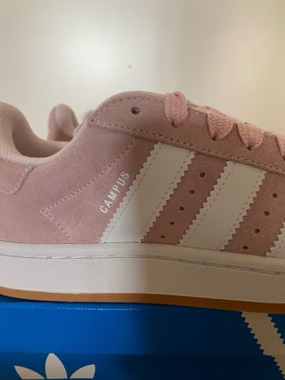 Zapatillas Adidas Campus Rosa Blancas