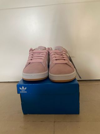 Zapatillas Adidas Campus Rosa Blancas
