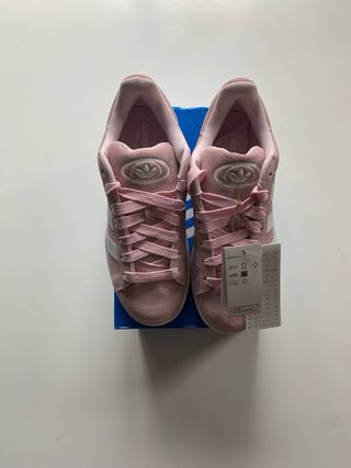 Zapatillas Adidas Campus Rosa Blancas