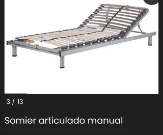 Base Cama Articular Manual 105x180